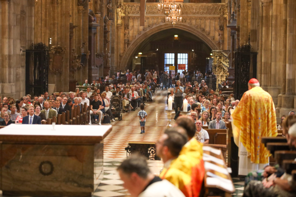 Verleihung der Missio Canonica auf Dauer an 65 ReligionslehrerInnen Stephansdom 2023